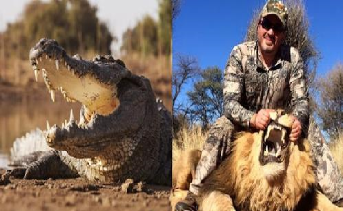 Trophy Hunter who Targeted Elephants and Lions Gets Eaten by Crocodiles